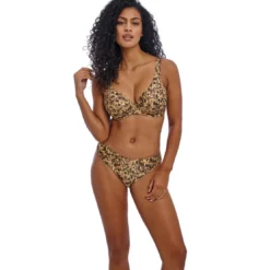 Freya maillotSlip Bikini Sable léopard- ARIZONA WAVE
