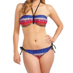 Freya maillotSlip de bain - Bleu - Nambassa rouge- Nambassa