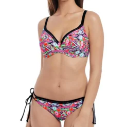Freya maillotSlip de bain italien noué Rose- Texas Rose