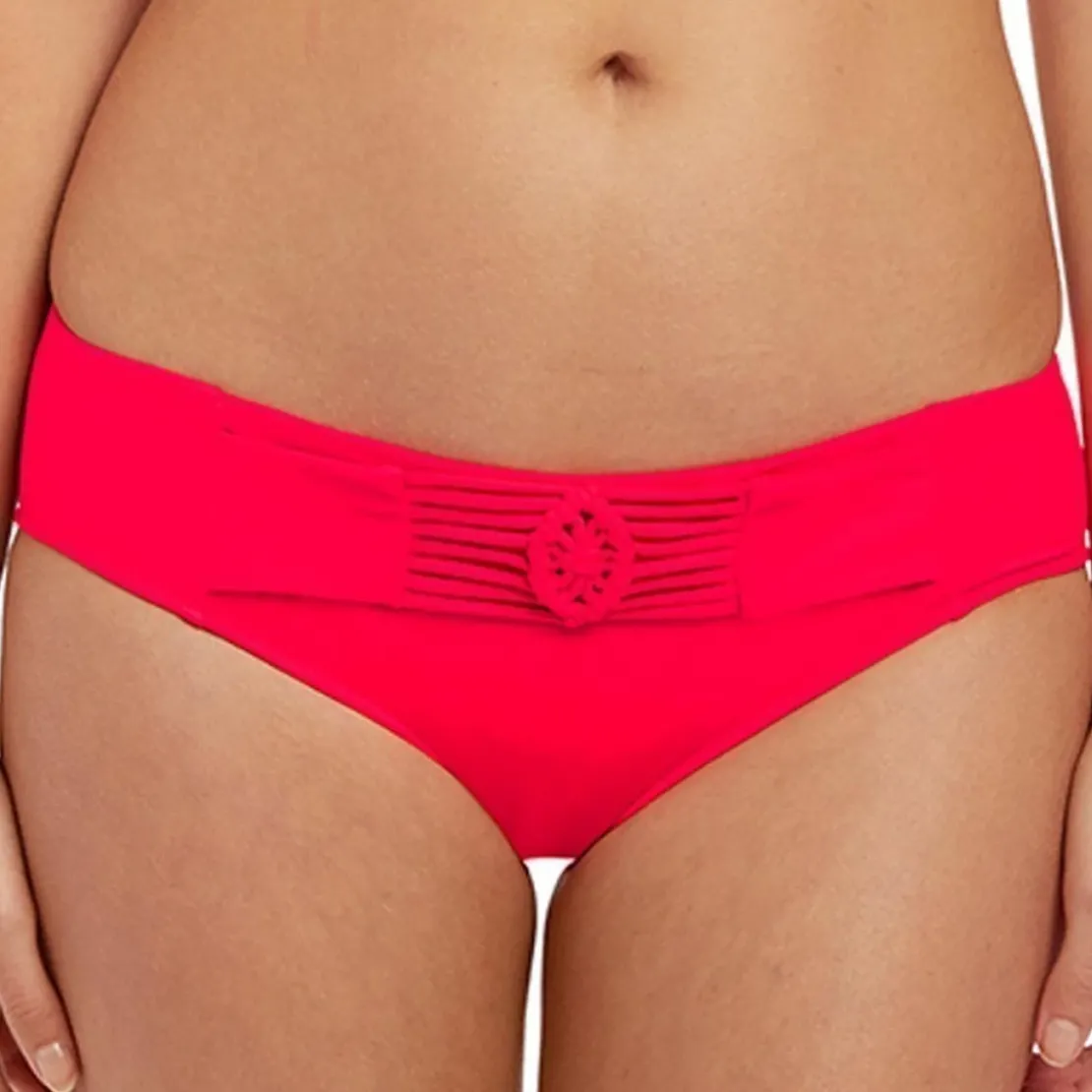 Freya maillotSlip de bain - Rouge MACRAME en nylon