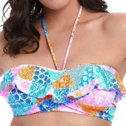 Freya maillotSoutien-gorge de bain bandeau à volants Freya Maillots multi-Freya Maillots- Festival Girl