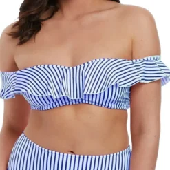 Freya maillotSoutien-gorge de bain armatures à volants Freya Maillots cobalt-Freya Maillots- Totally Stripe