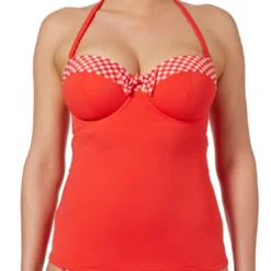 Freya maillotTankini bandeau à armatures Rouge- Tootsie