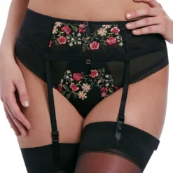 FreyaPorte-Jarretelles Freya RHEA noir-Freya- Rhea