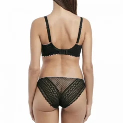 FreyaSlip noir DAISY LACE- Daisy lace