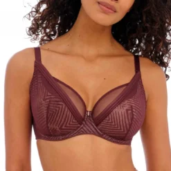 FreyaSoutien-gorge plongeant armatures - Rouge TAILORED- Tailored
