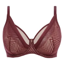 FreyaSoutien-gorge plongeant armatures - Rouge TAILORED- Tailored