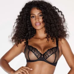 Freyasoutien-gorge Plongeant noir- LOVELAND