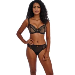 Freyasoutien-gorge Plongeant noir- LOVELAND