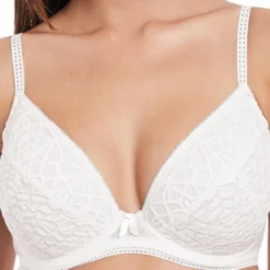 FreyaSoutien-gorge plongeant à armatures blanc SOIREE LACE