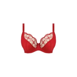 Freyasoutien-gorge Plongeant rouge vernis- HALLIE