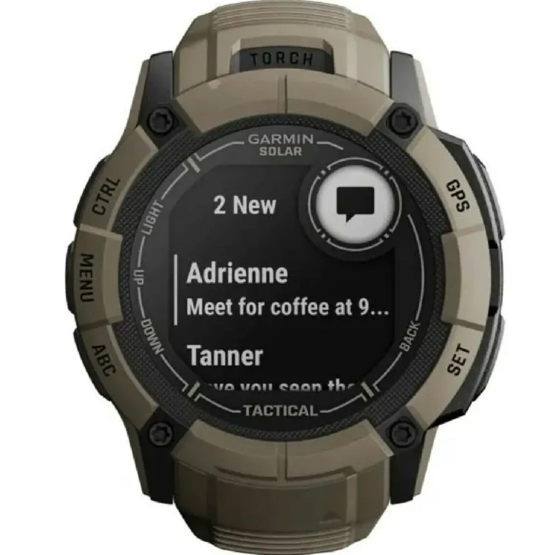 GarminGarmin Instinct 2X Solar Tactical Edition - 010-02805-02 beige -54 mm