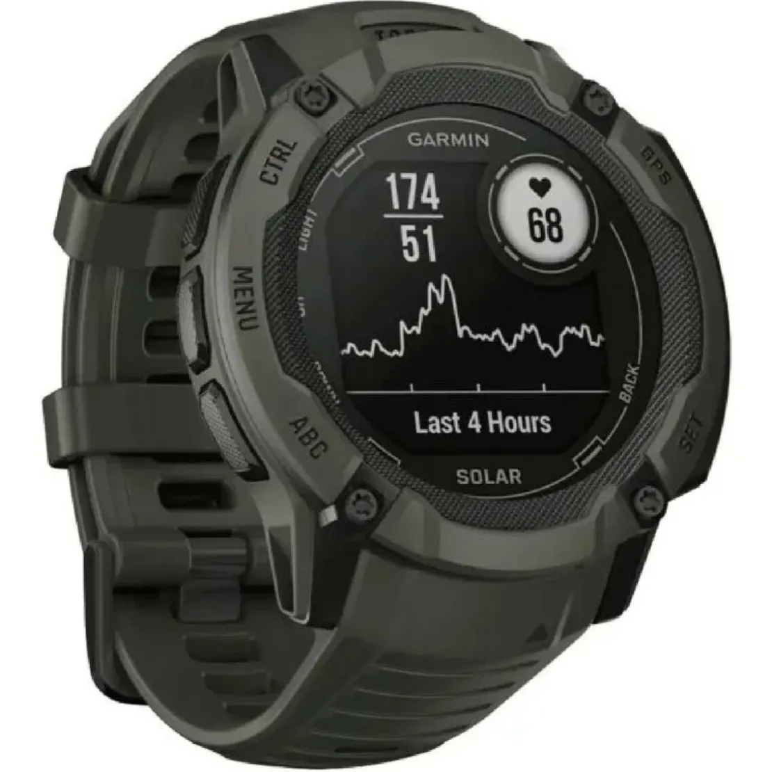 GarminGarmin Instinct 2X Solar - 010-02805-05 Vert - 53 mm