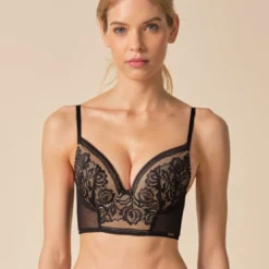 GossardBralette décolleté plongeant armatures noire- Encore