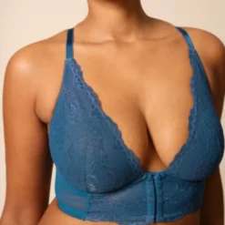 GossardBrassière à décolleté profond - Bleu- superboost lace