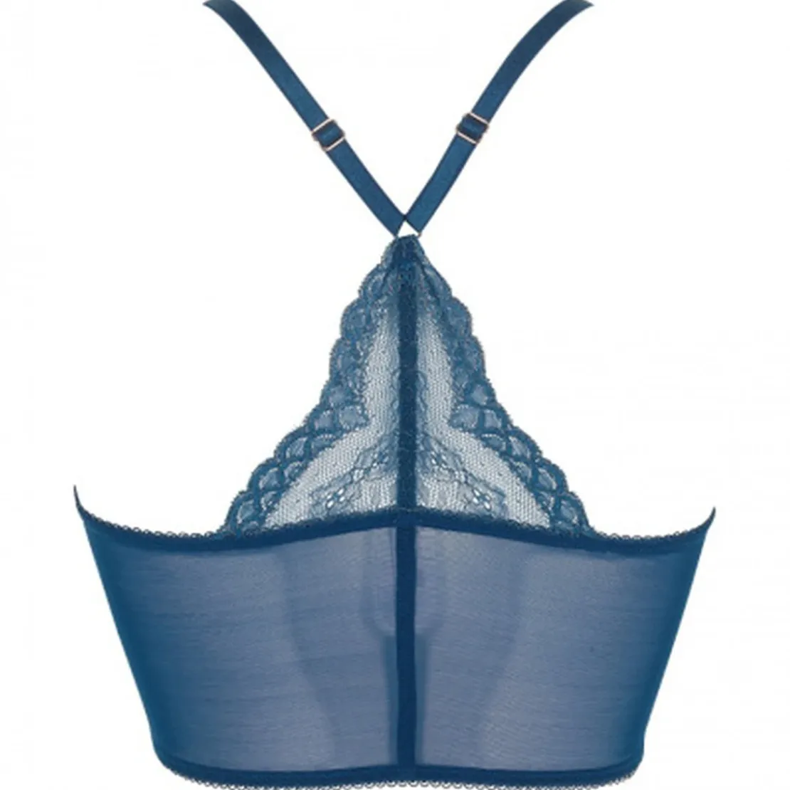 GossardBrassière à décolleté profond - Bleu- superboost lace