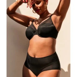 GossardCulotte taille haute noire- Glossies