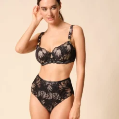 GossardCulotte taille haute Lace Soiree - Noire- Lace soiree
