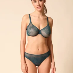 GossardCulotte verte foncée- glossies lace