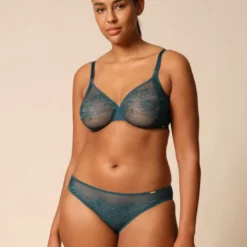 GossardCulotte verte foncée- glossies lace