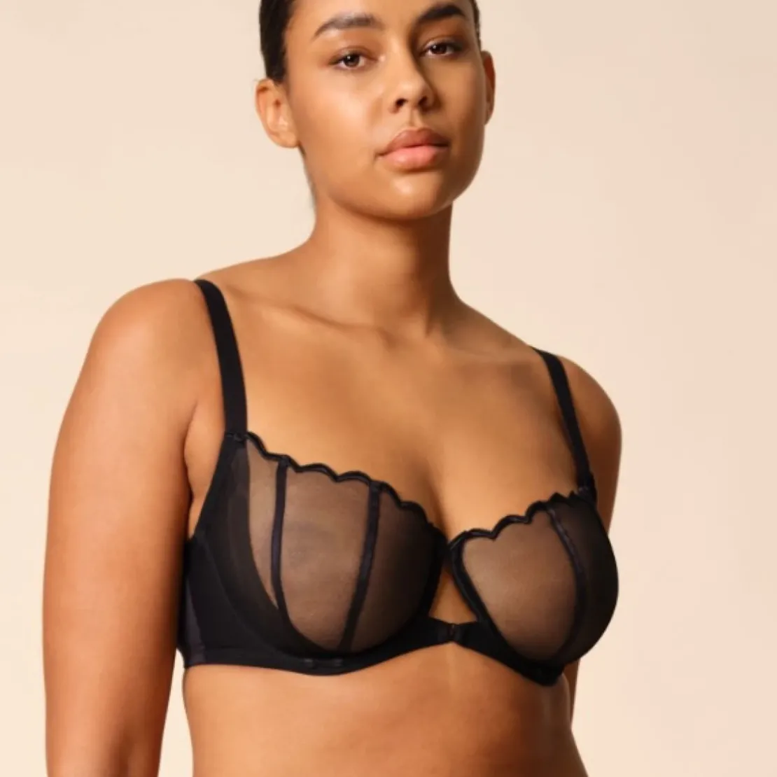GossardSoutien-gorge balconnet non rembourré noir- Obsession