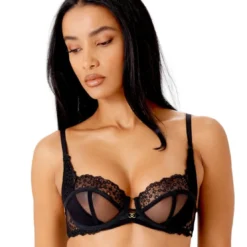 GossardSoutien Gorge balconnet noir - Rebel
