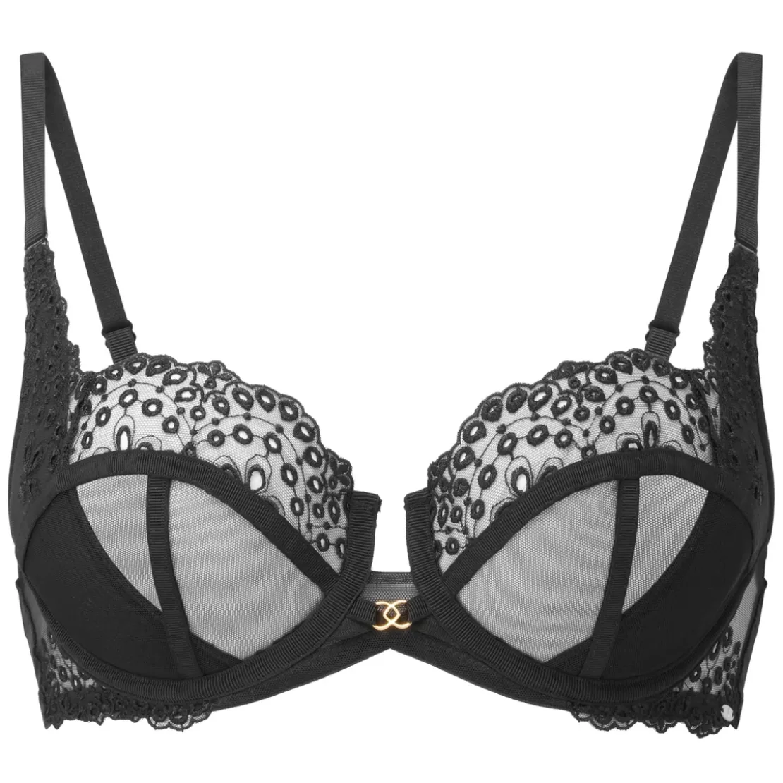 GossardSoutien Gorge balconnet noir - Rebel