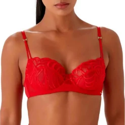 GossardSoutien-gorge balconnet armatures - Rouge - Gossard - Fiesta