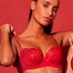 GossardSoutien-gorge balconnet armatures - Rouge - Gossard - Fiesta