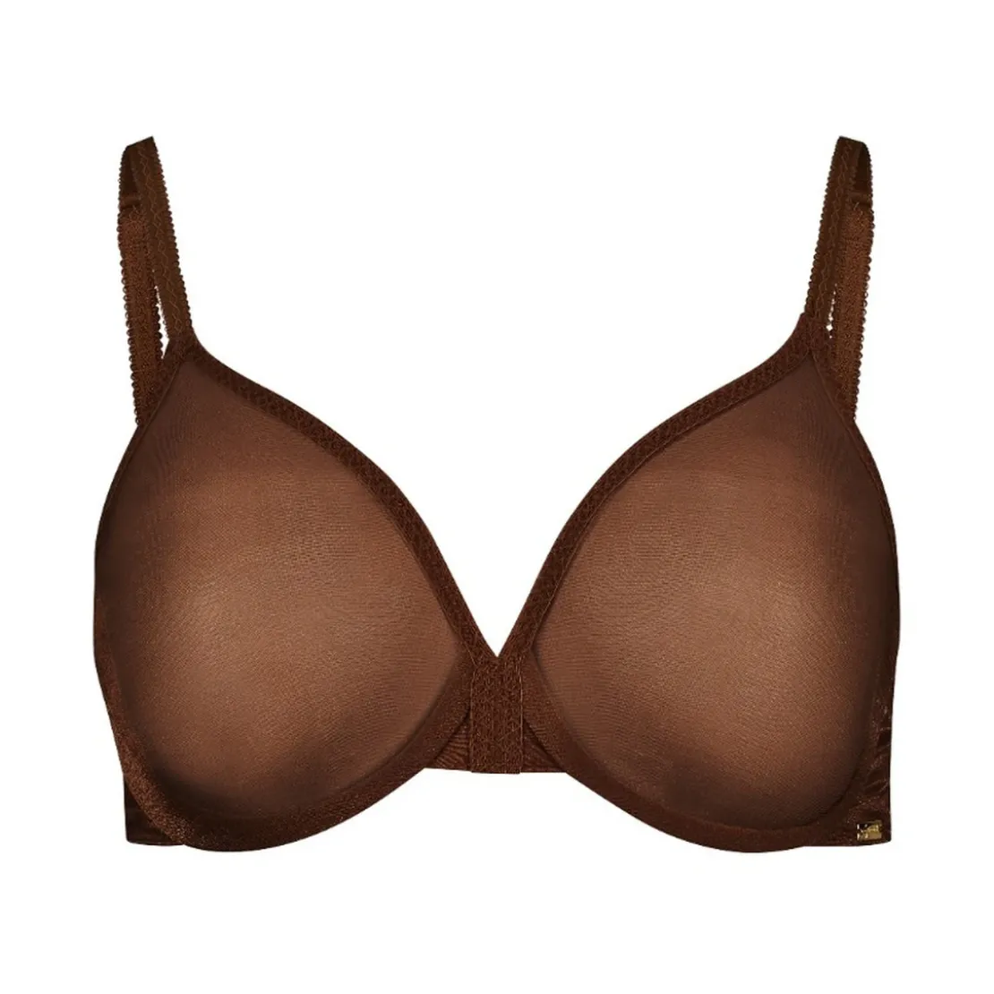 Gossard Soutien-gorge moulé transparent marron - glossies