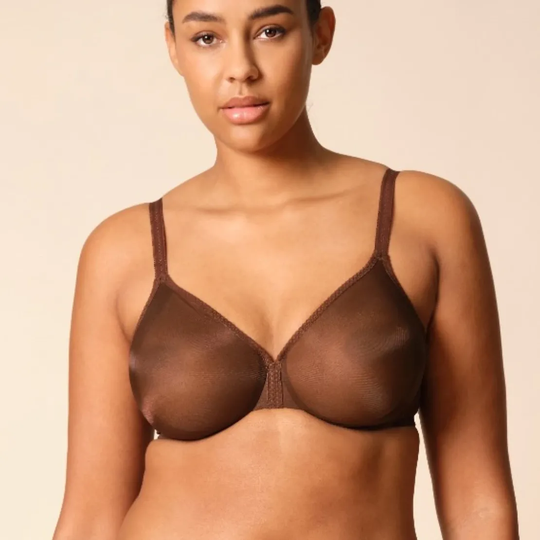 Gossard Soutien-gorge moulé transparent marron - glossies