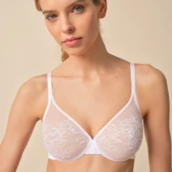 Gossard Soutien-gorge moulé transparent - Blanc- glossies lace