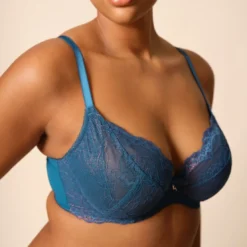 GossardSoutien-gorge plongeant non rembourré - Bleu- superboost lace