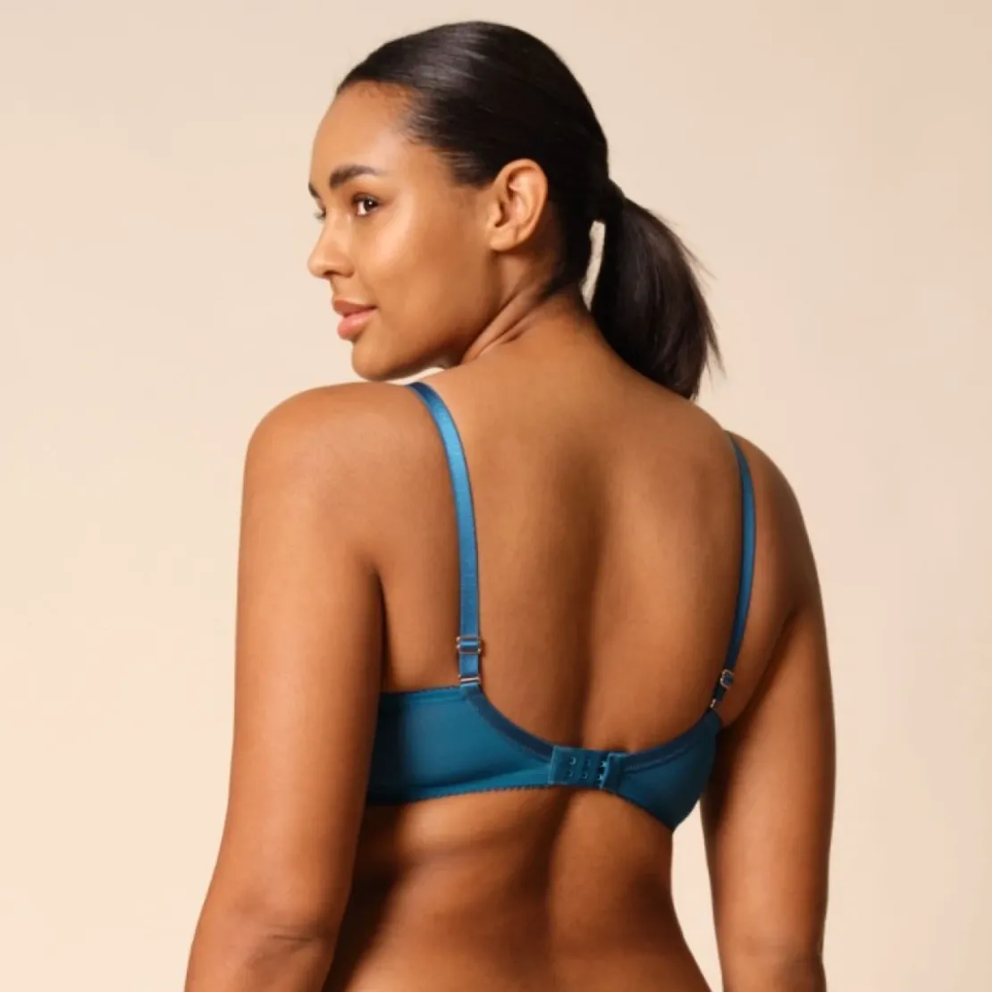 GossardSoutien-gorge plongeant non rembourré - Bleu- superboost lace
