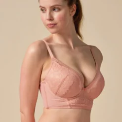 GossardSoutien-gorge plongeant longline rembourré - Blush rose- encore