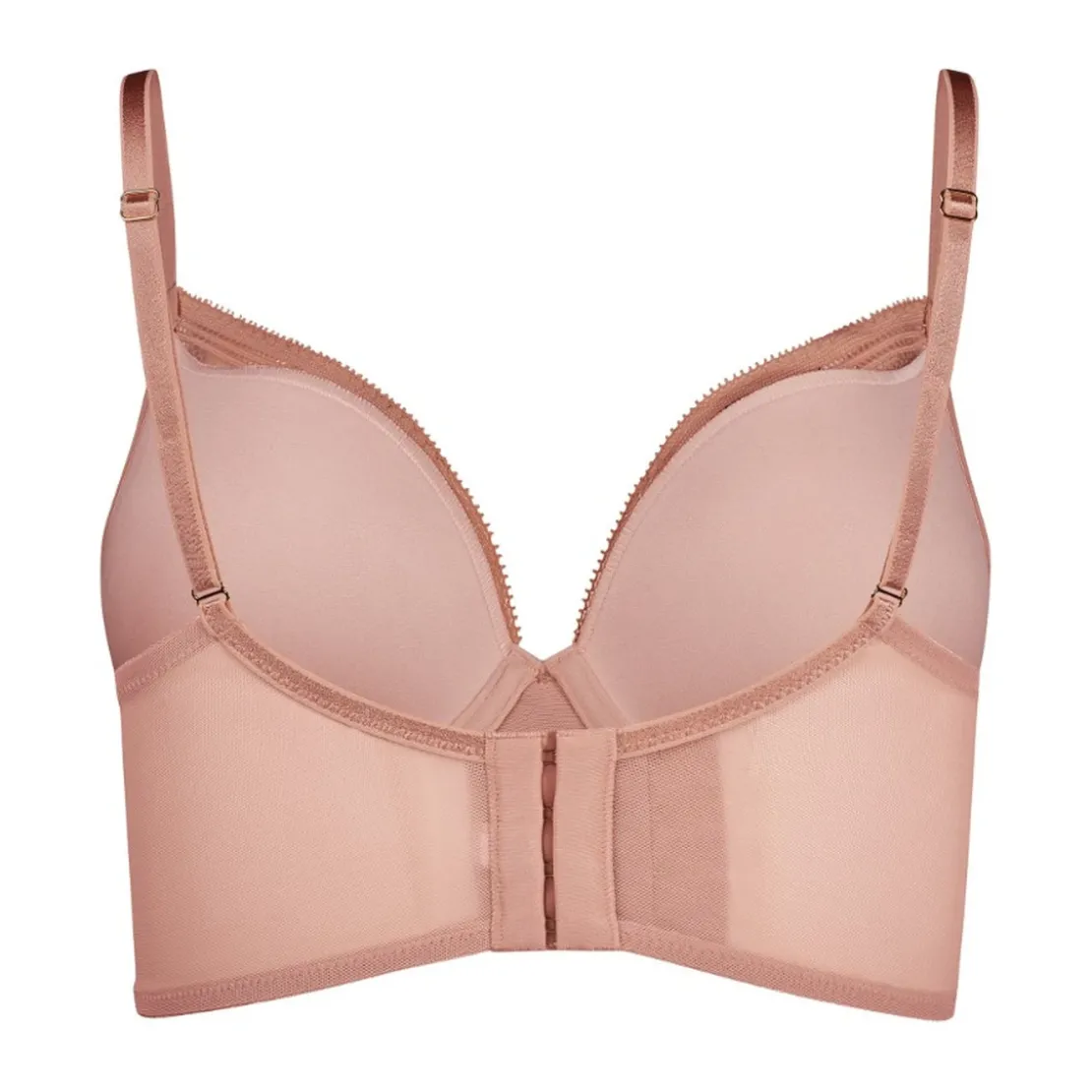 GossardSoutien-gorge plongeant longline rembourré - Blush rose- encore