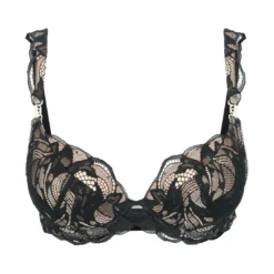 GossardSoutien-gorge plongeant rembourré - Noir- Lace soiree