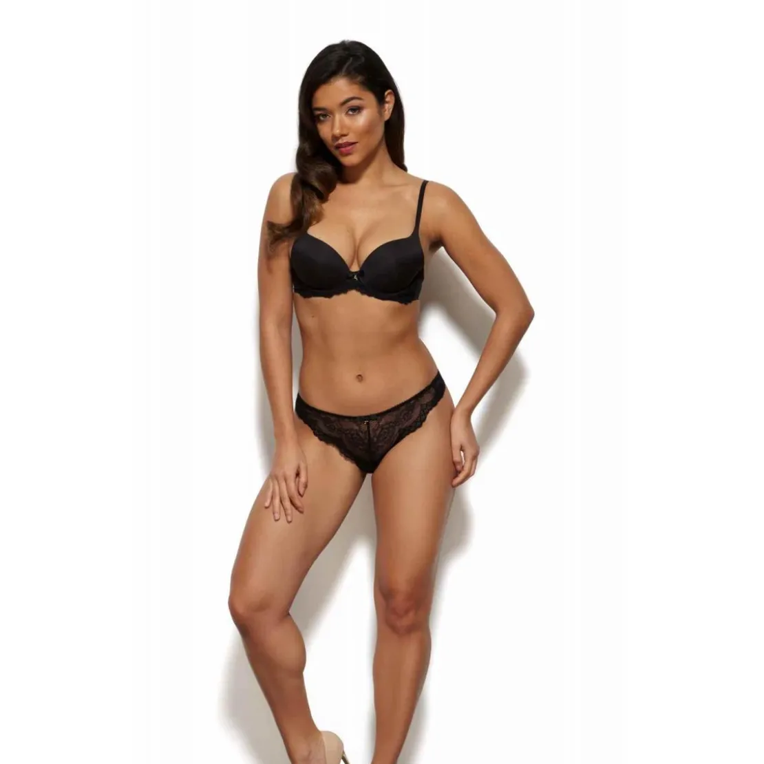 GossardString - Noir- Superboost Lace