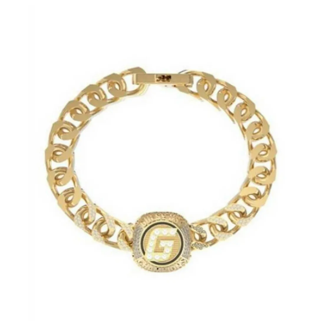Guess BijouxBracelet homme en acier doré Champions
