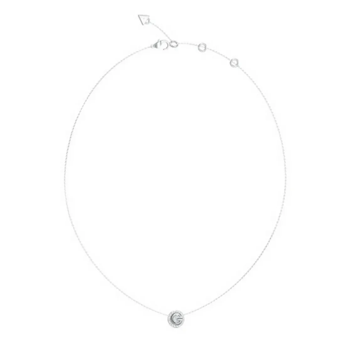 Guess BijouxCollier Femme Guess Bijoux G Crystal - JUBN05446JWRH Acier Argent