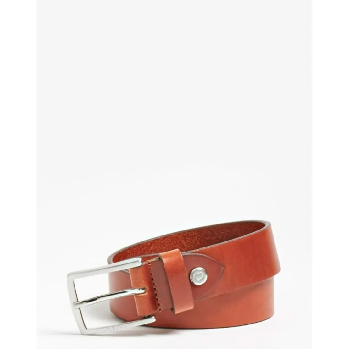 Guess MaroquinerieCeinture Homme en cuir marron cognac