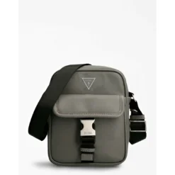 Guess MaroquinerieSac Messenger CERTOSA Gris en tissu
