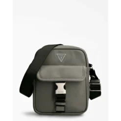 Guess MaroquinerieSac Messenger CERTOSA Gris en tissu