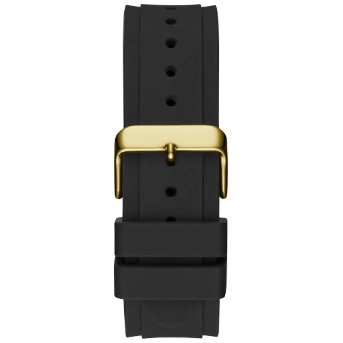 GuessMontre Guess LEGACY W1049G5 - Montre Multifonctions Boitier Acier Or Bracelet Silicone NOir Guess Montres
