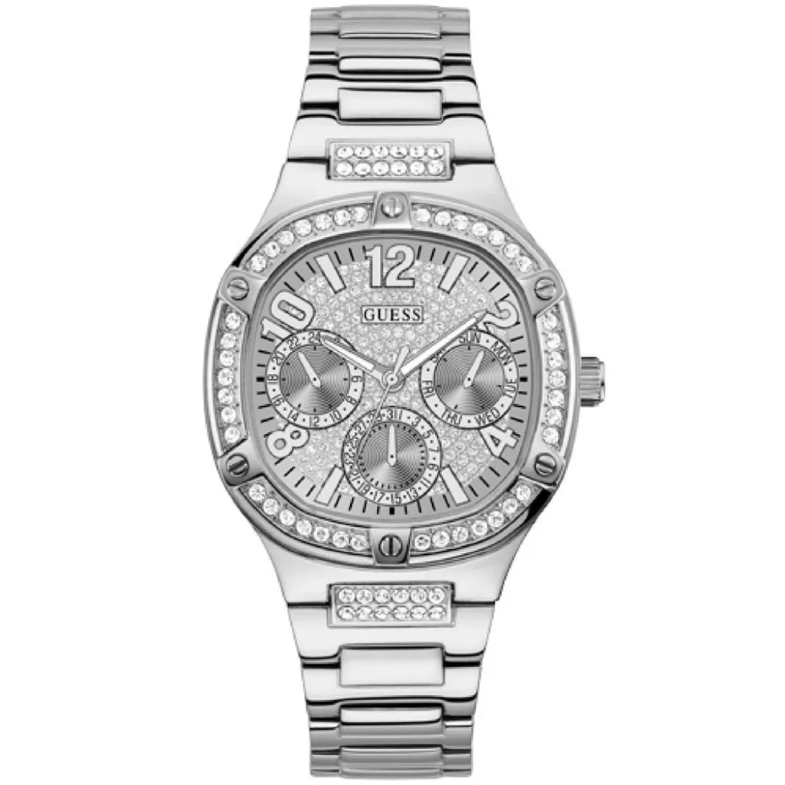 GuessMontre pour femme Duchess GW0558L1 avec bracelet en acier argent