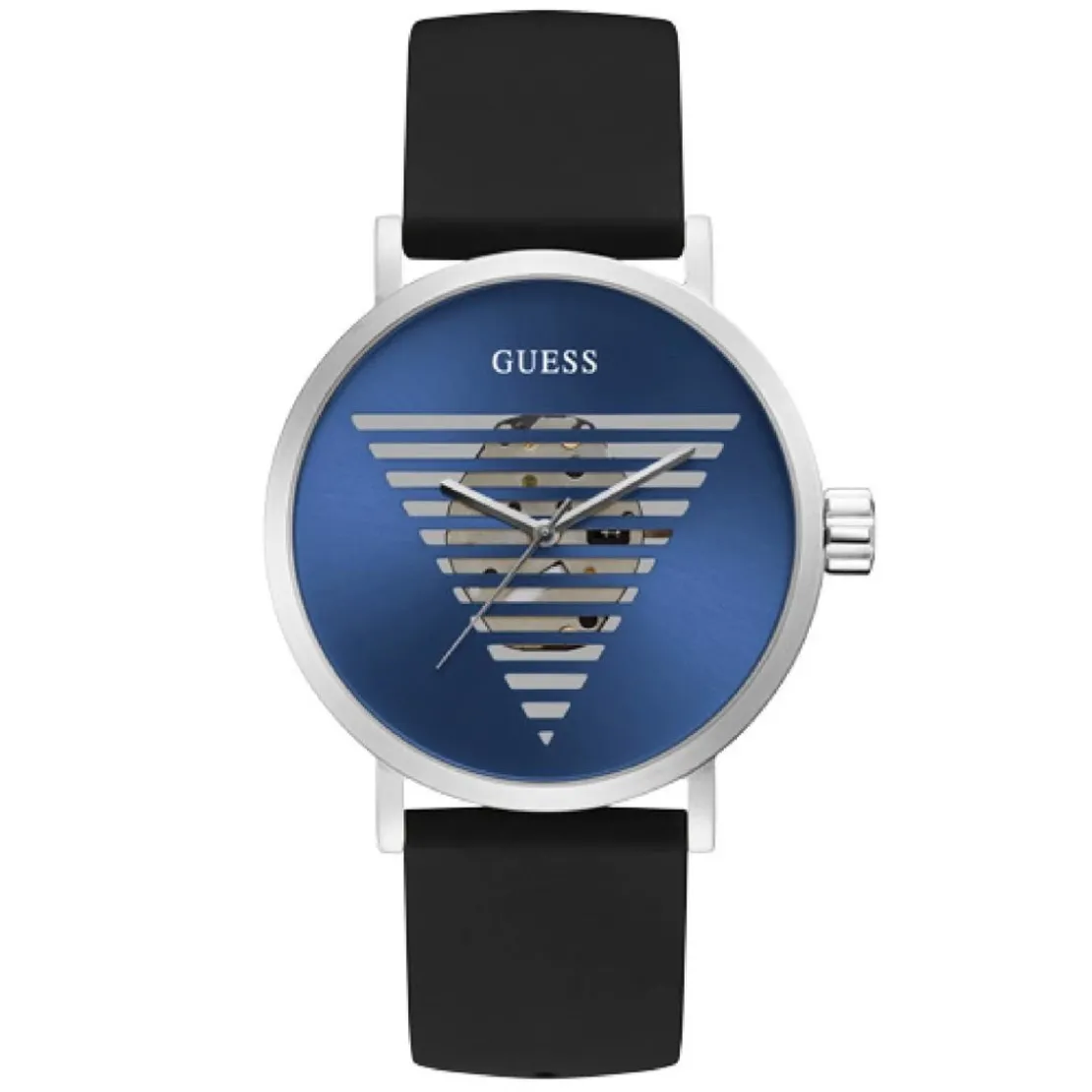 GuessMontre pour homme Idol GW0503G2 avec bracelet en silicone noir
