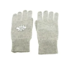 Hello Kitty by Victoria CoutureGants Hello Kitty Gris et strass Taille8-1/3 by Victoria Couture Gris en laine