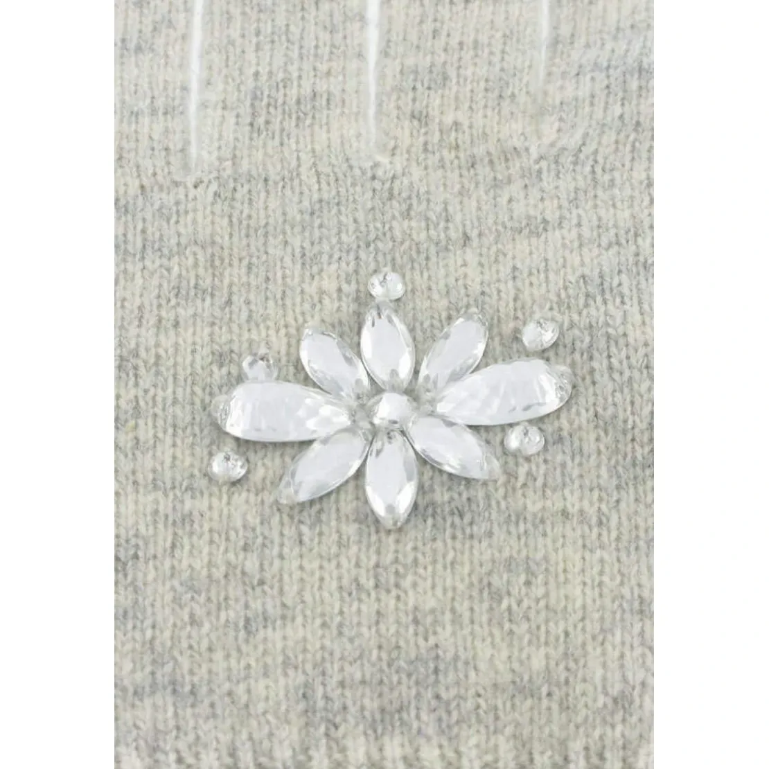 Hello Kitty by Victoria CoutureGants Hello Kitty Gris et strass Taille8-1/3 by Victoria Couture Gris en laine