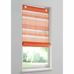 Home WohnideenStore Voilage à l'unité Orange Denia