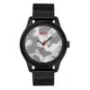 HugoMontre Hugo 1530052 - Montre Maille Milanaise Noir Homme